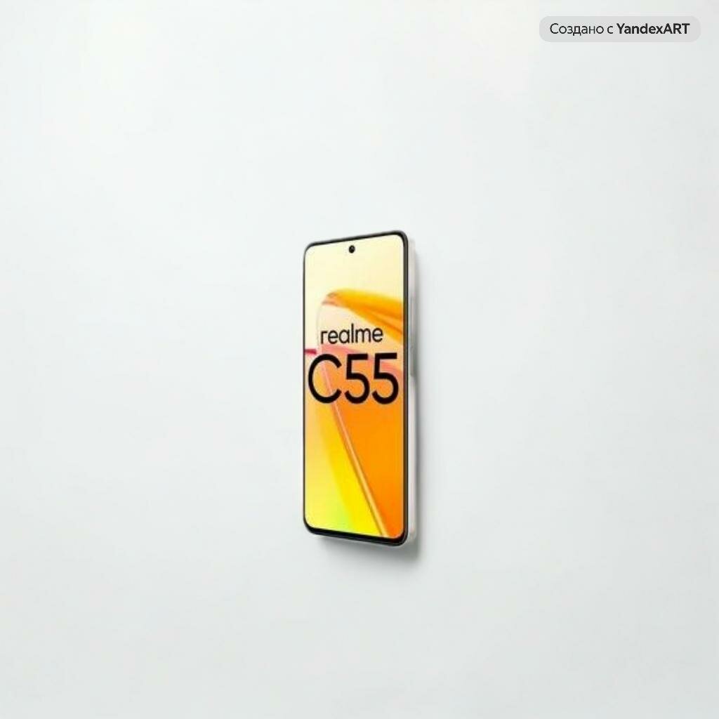 Смартфон Realme C55 NFC 90 Гц камера 64 МП быстрая зарядка 33 Вт - Sunshower 8/256