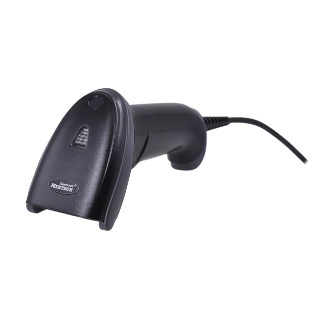 Проводной сканер штрихкода MERTECH 2210 P2D SUPERLEAD, черный, кабель 3 м, 1D/2D, 100 сканирований/сек