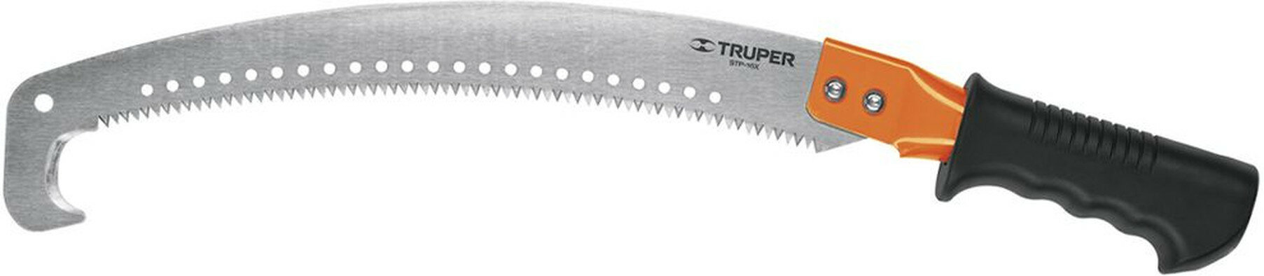 Садовая пила Truper с крючком 410мм черная нержавеющая сталь