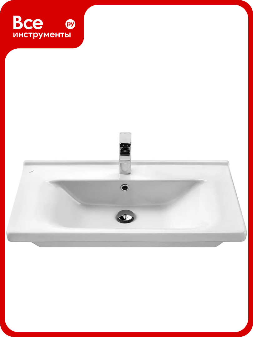 Мебельный умывальник Santek миранда 80 см хромовое кольцо WH302251