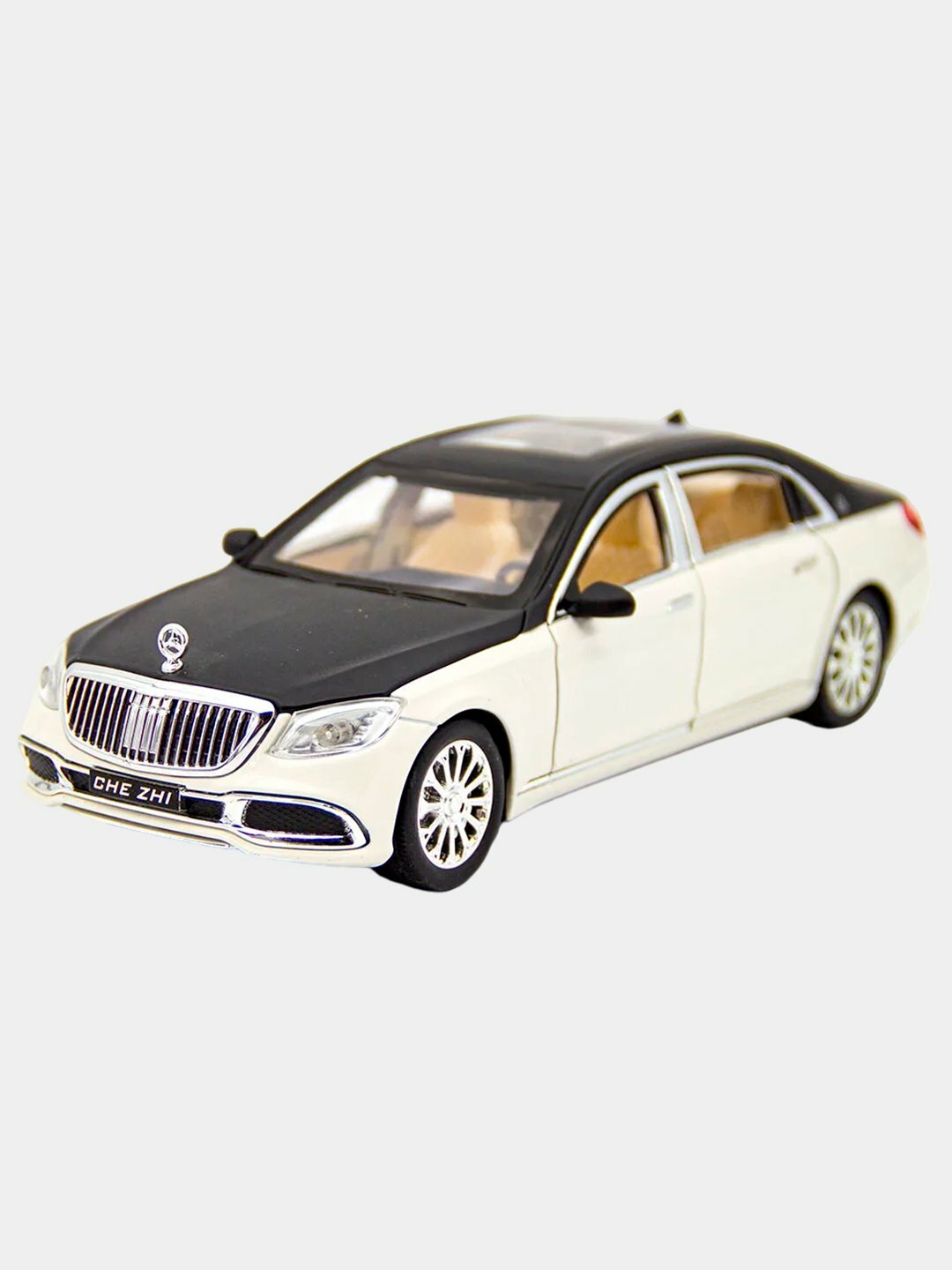 Машинка металлическая 1:24 Mercedes-Benz Maybach S600 21см, со светом и звуком