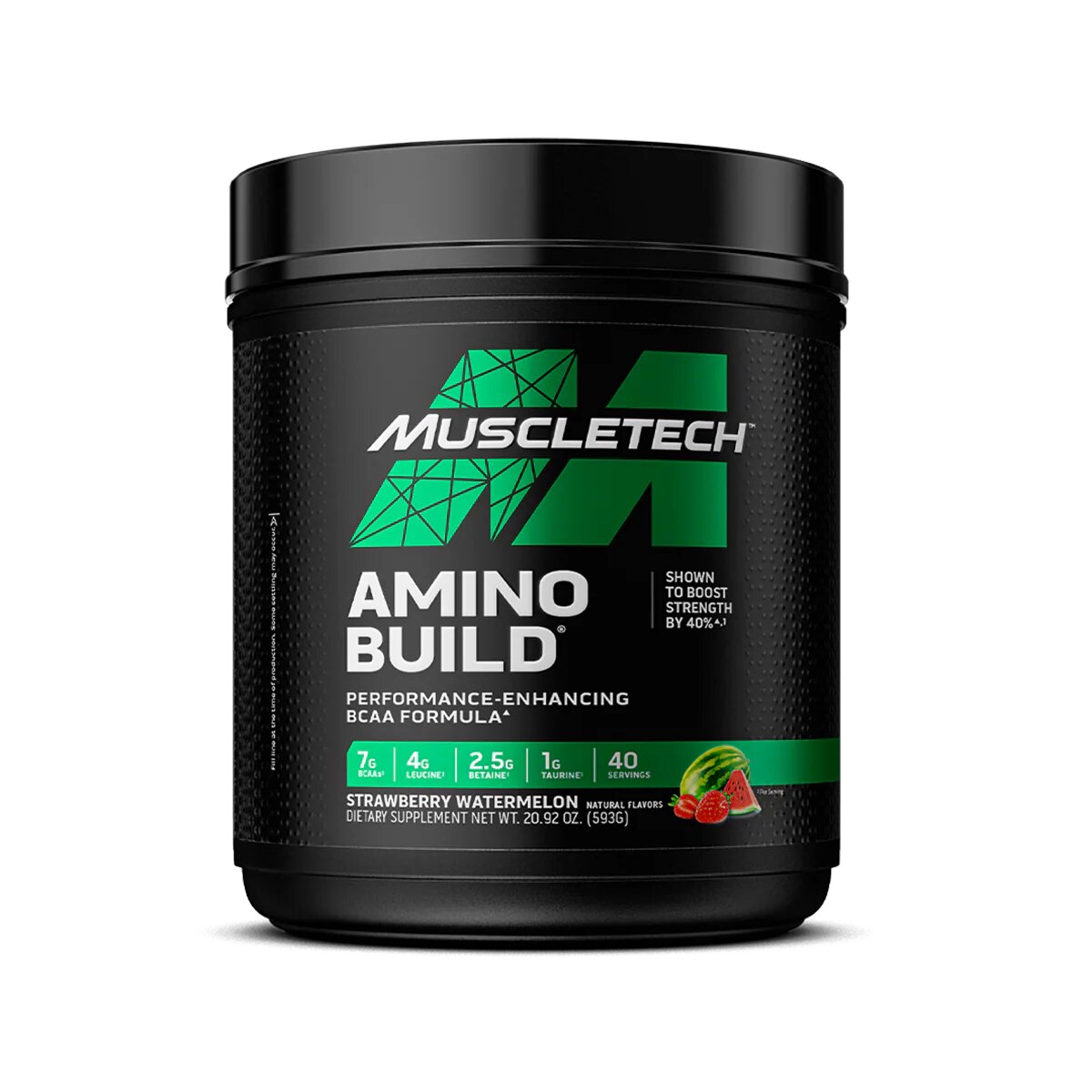 Amino Build от Muscletech аминокислоты 40 порций. Клубника арбуз