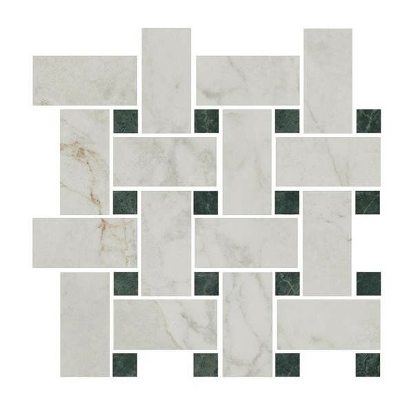 Мозаика керамическая Kerama Marazzi T038/SG6540 Серенада белый лаппатированный 32x32x0.9 см (цена за 1 штуку)