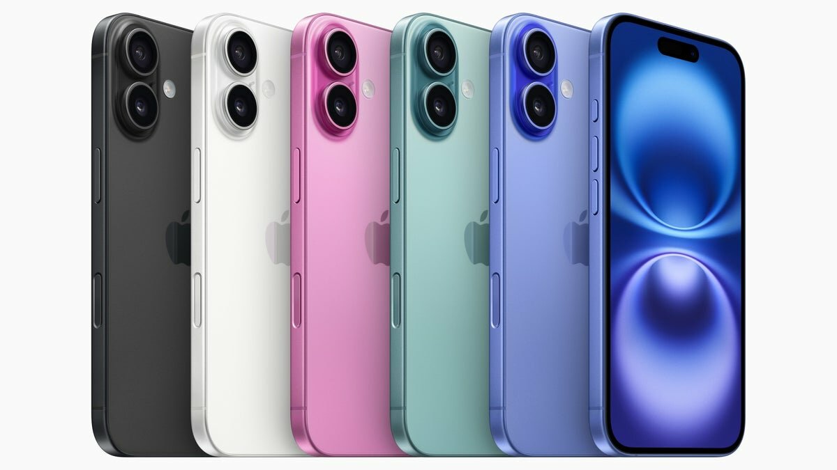 Смартфон Apple iPhone 16 A18 8GB 128GB, NFC, Wi-Fi, Bluetooth — фото 1