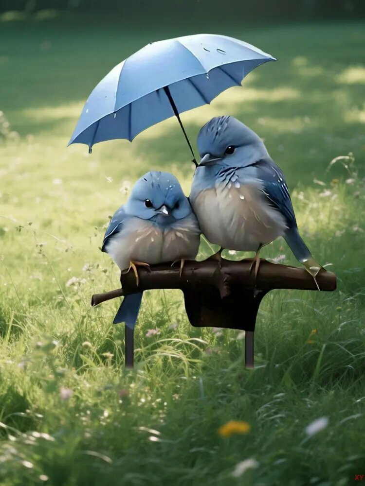 Садовая фигурка для газона акрила 20см х 11см пластик light blue