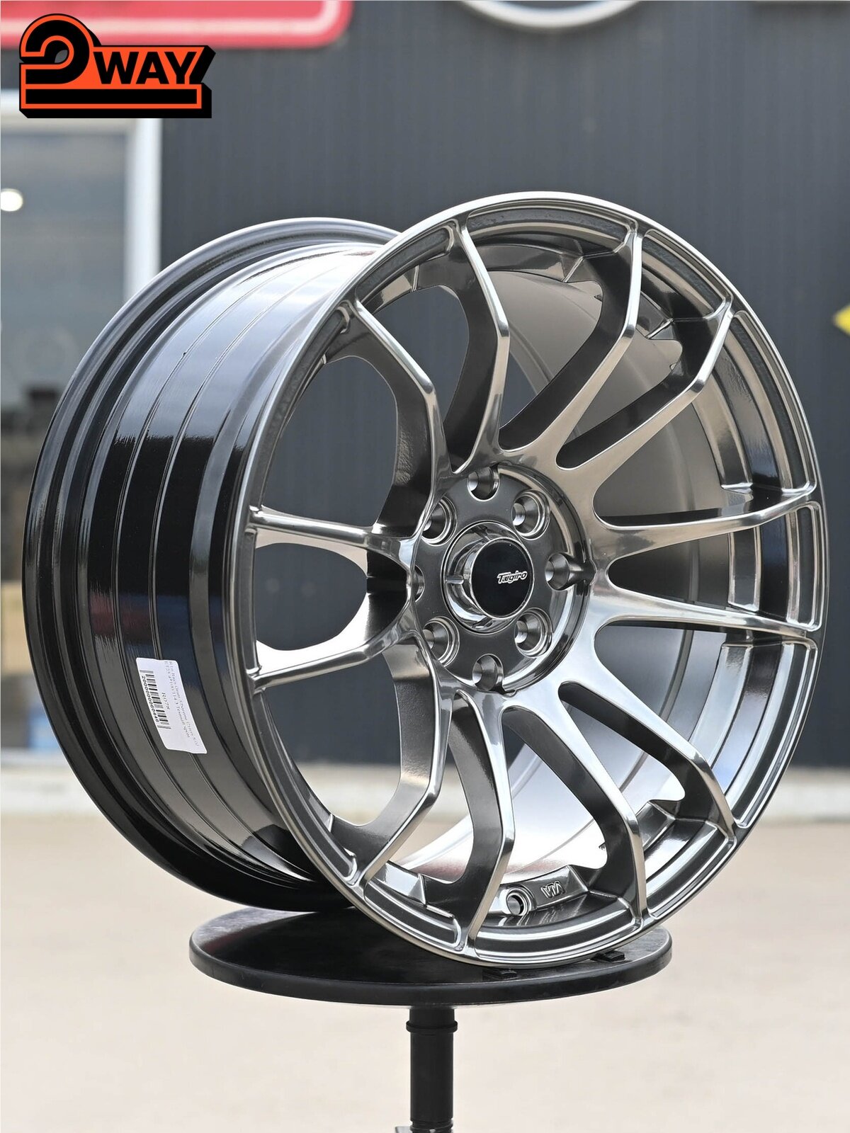 Комплект дисков R16 Rays Gram 57xtreme Стиль 8.0J ET25 4*100/114.3 Темный хром (R078) — фото 1
