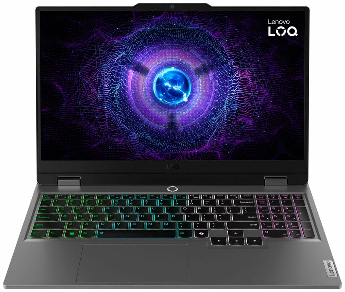 Ноутбук Lenovo LOQ, 15.6 IPS FHD, 15IAX9 (83GS00ELRK) grey