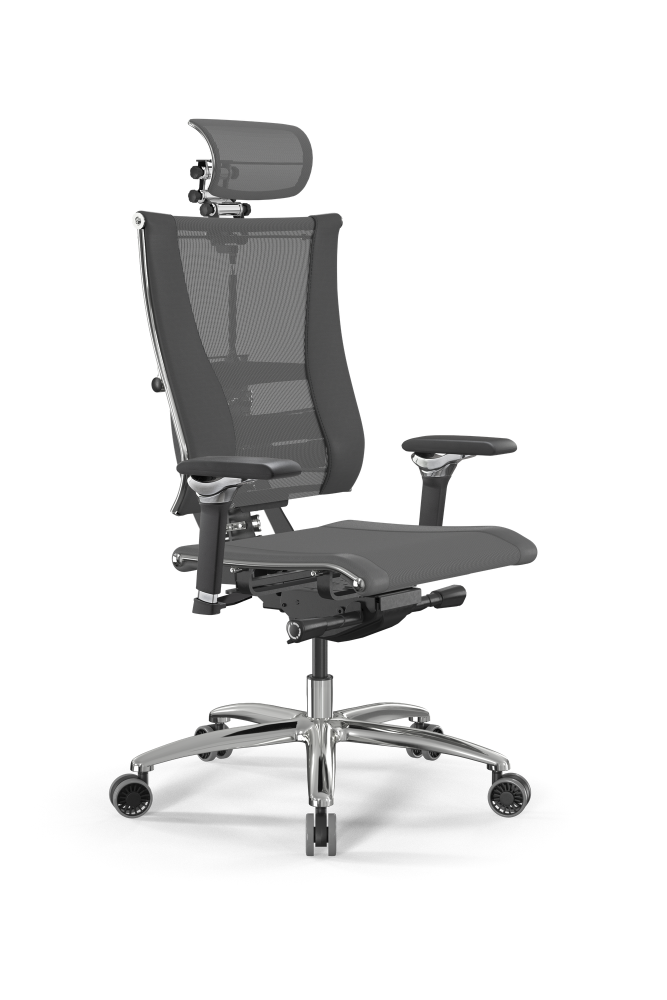 Кресло Yoga 4D Spine F Darkness GraY-Dark GreY \Elite Edition