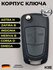 Корпус для ключа зажигания Opel (2 кнопки) Astra H Zafira B Vectra C Corsa D Mer...