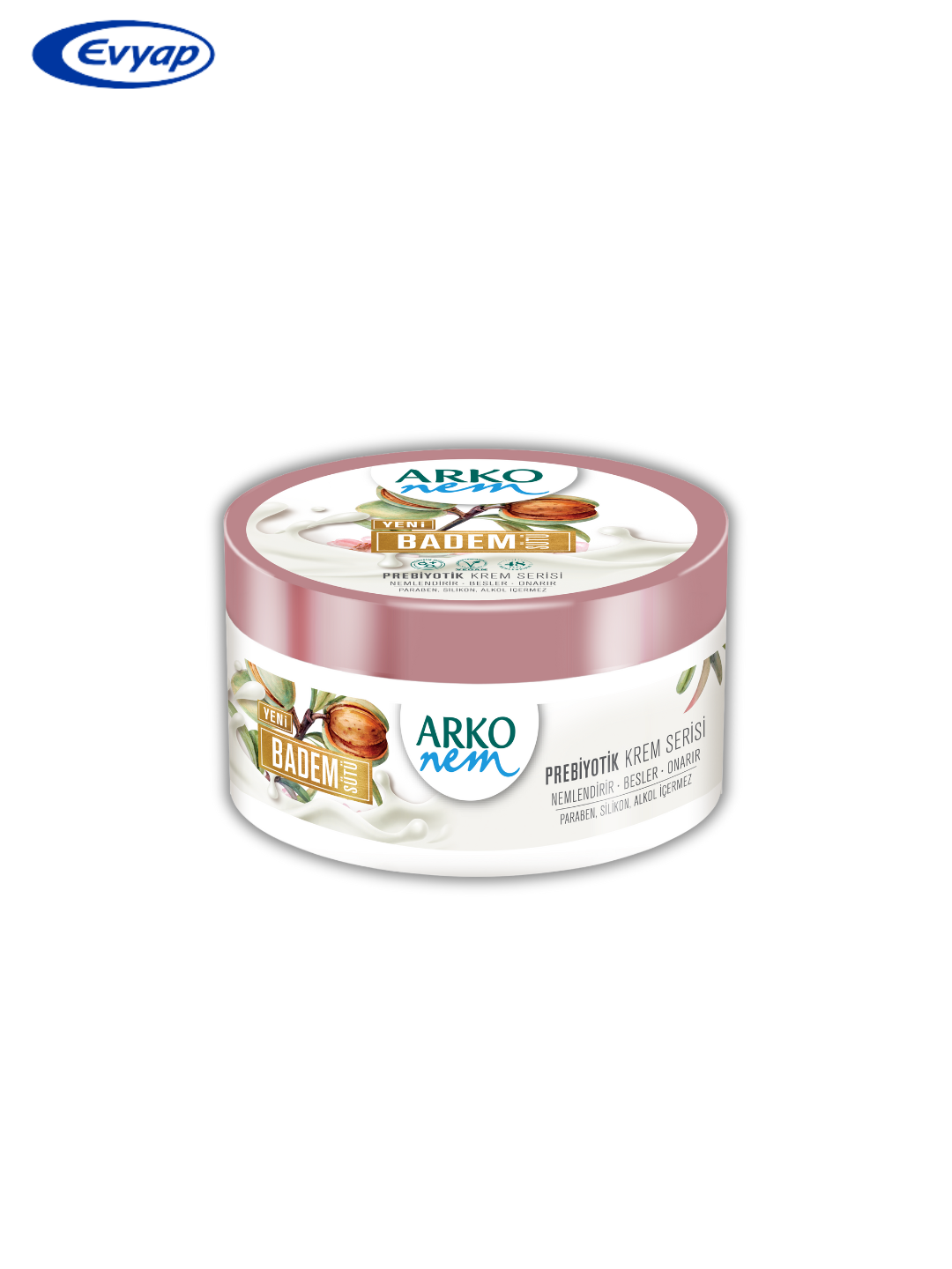 Увлажняющий крем "ARKO NEM", с миндальным молоком, 250 мл