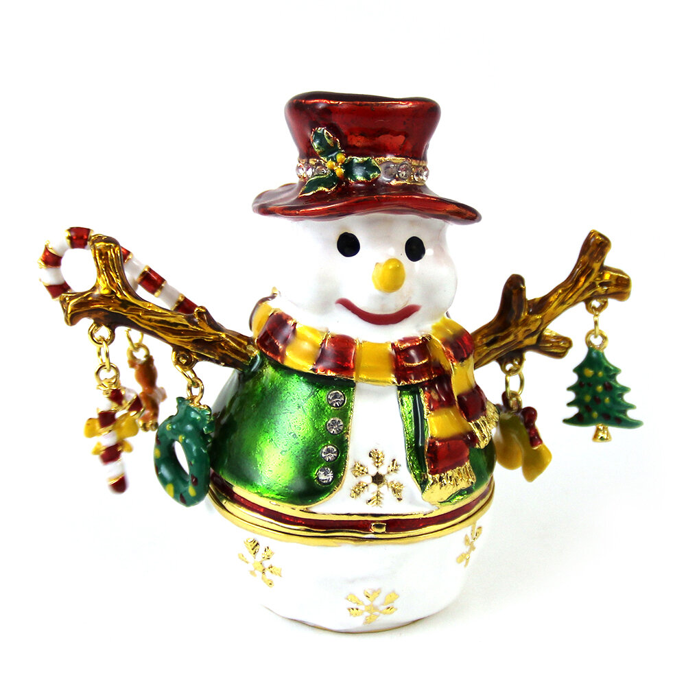 Шкатулка "Снеговик"