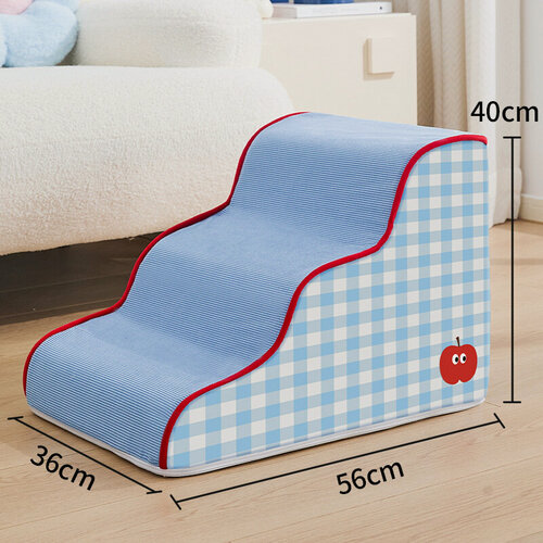 Изображение товара Лестница для домашних животных, съемная, моющаяся, коричневая, 1шт