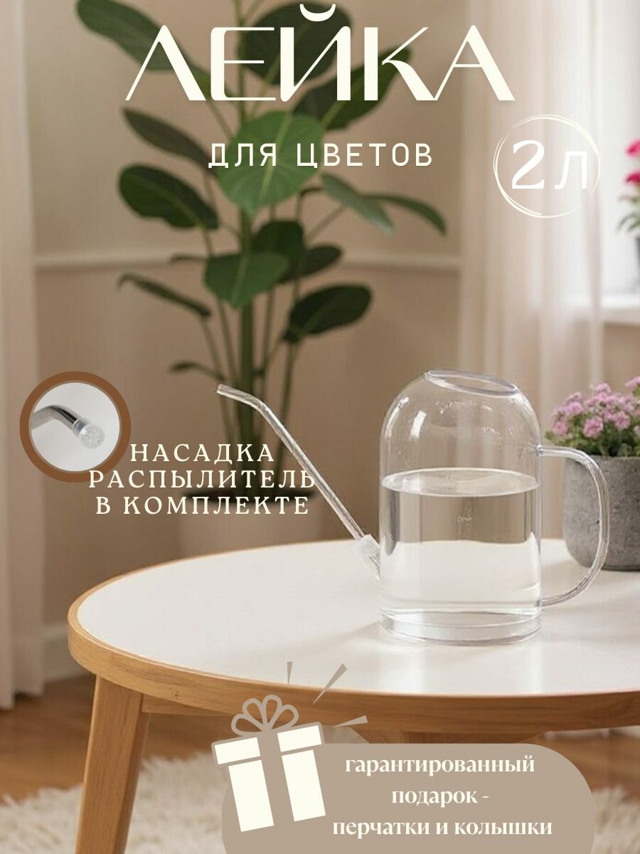 Лейка для цветов 2 литра
