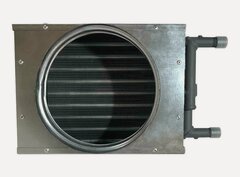 Изображение товара Waer Круглый канальный водяной воздухонагреватель для подогрева воздуха DRW 250/2