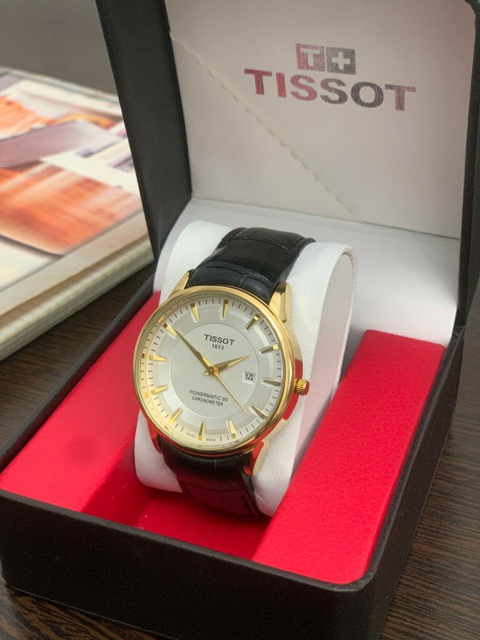 Наручные часы TISSOT, белый, — фото 1