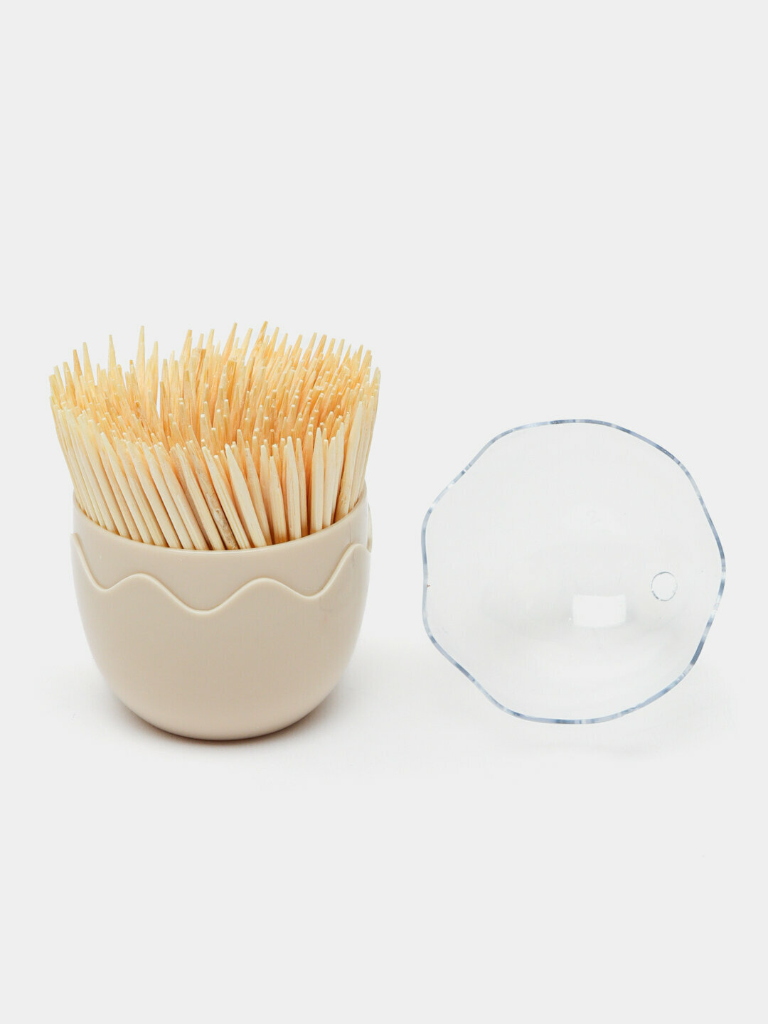 Зубочистки деревянные, в контейнере (Аметист)