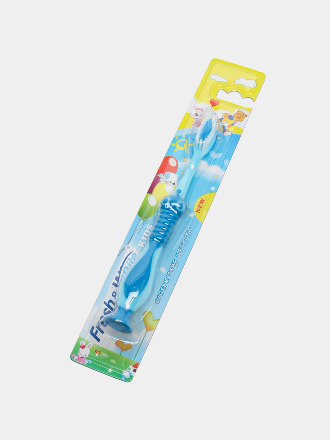 Детская зубная щетка Fresh&White FW 353, пластик, синтетическая щетина, от 3 до 6 лет