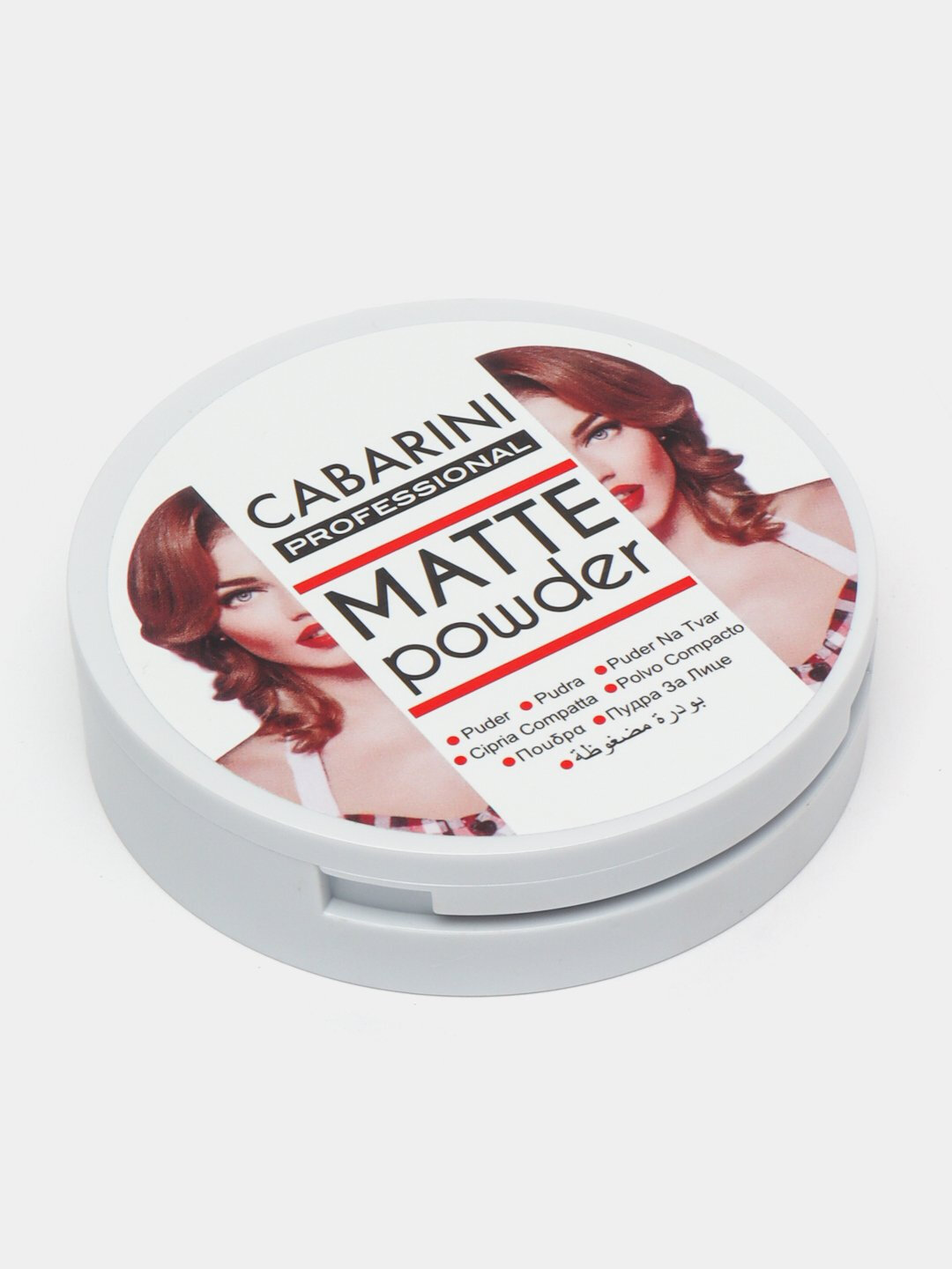 Пудра для лица, Cabrini Matte Powder, матовая пудра, водостойкая, 02 тон