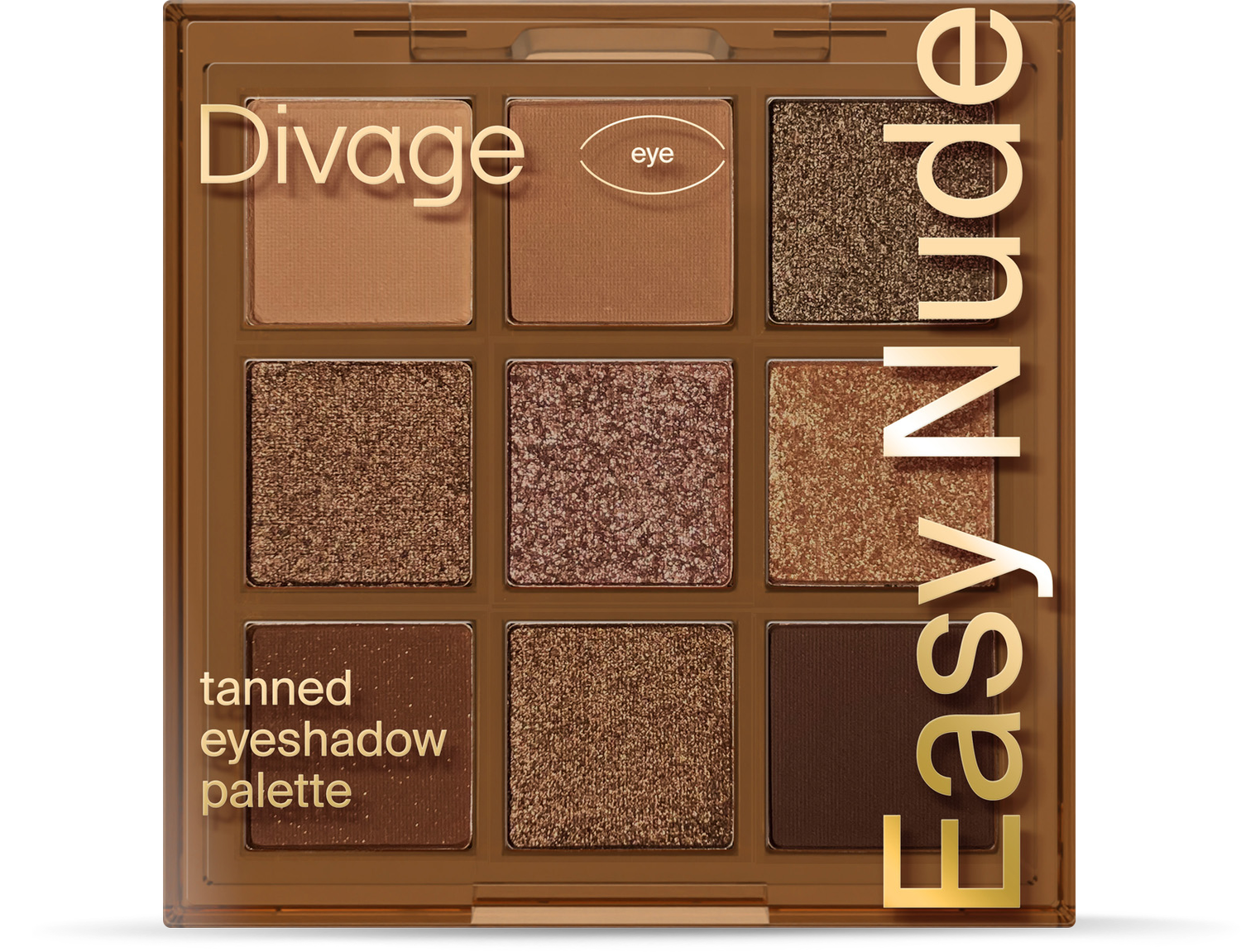 Палетка теней DIVAGE Easy Nude Tanned Eyeshadow Palette, 9 г — фото 1