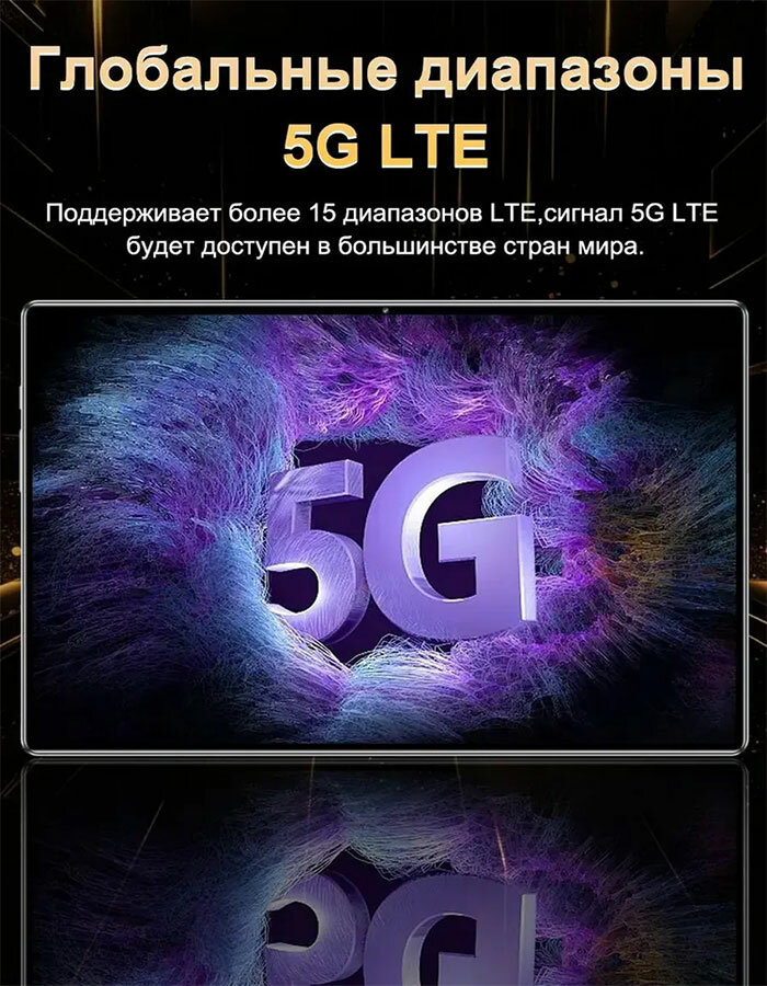 Планшет андроид 15 с клавиатурой 16 ГБ+2 ТБ 5G 11" 8-ядерный — фото 1