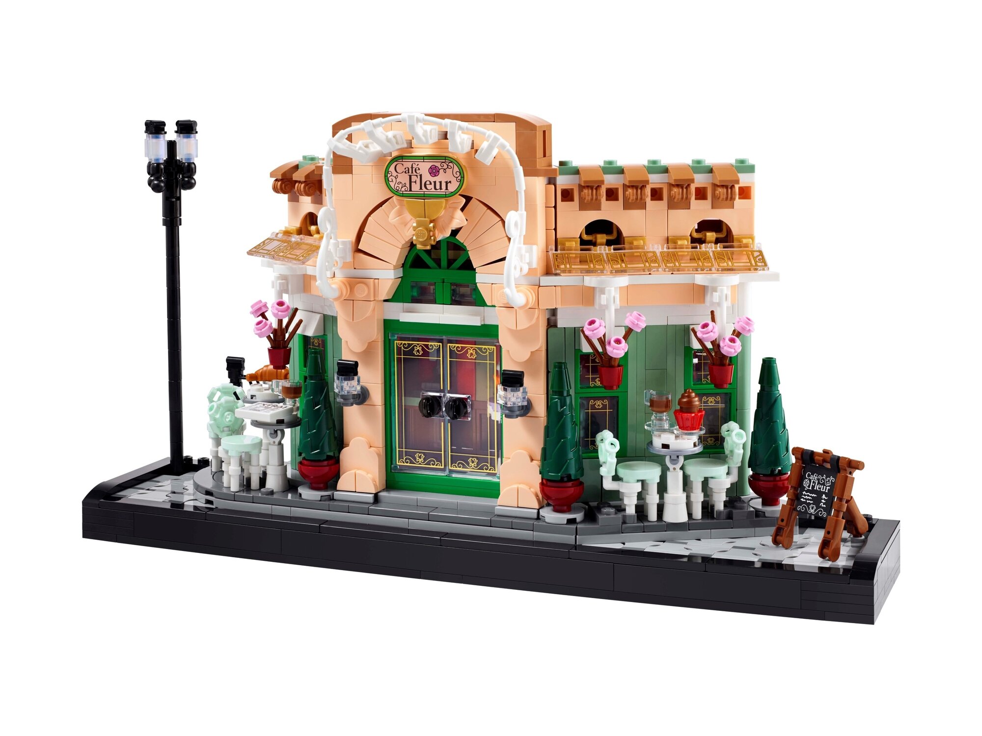 Конструктор LEGO ICONS Французское кафе, пластик ABS, 18+ — фото 1