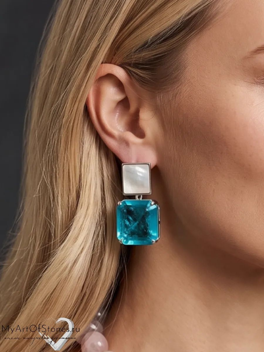 Серьги myartofstones