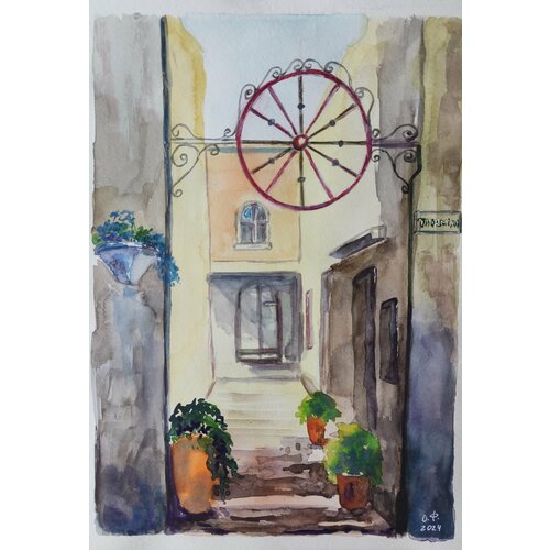 Картина акварелью 