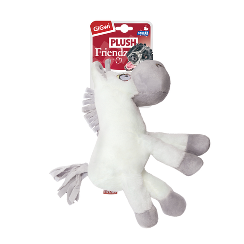 Игрушка GIGWI лошадка с пищалкой для собак (23 см)