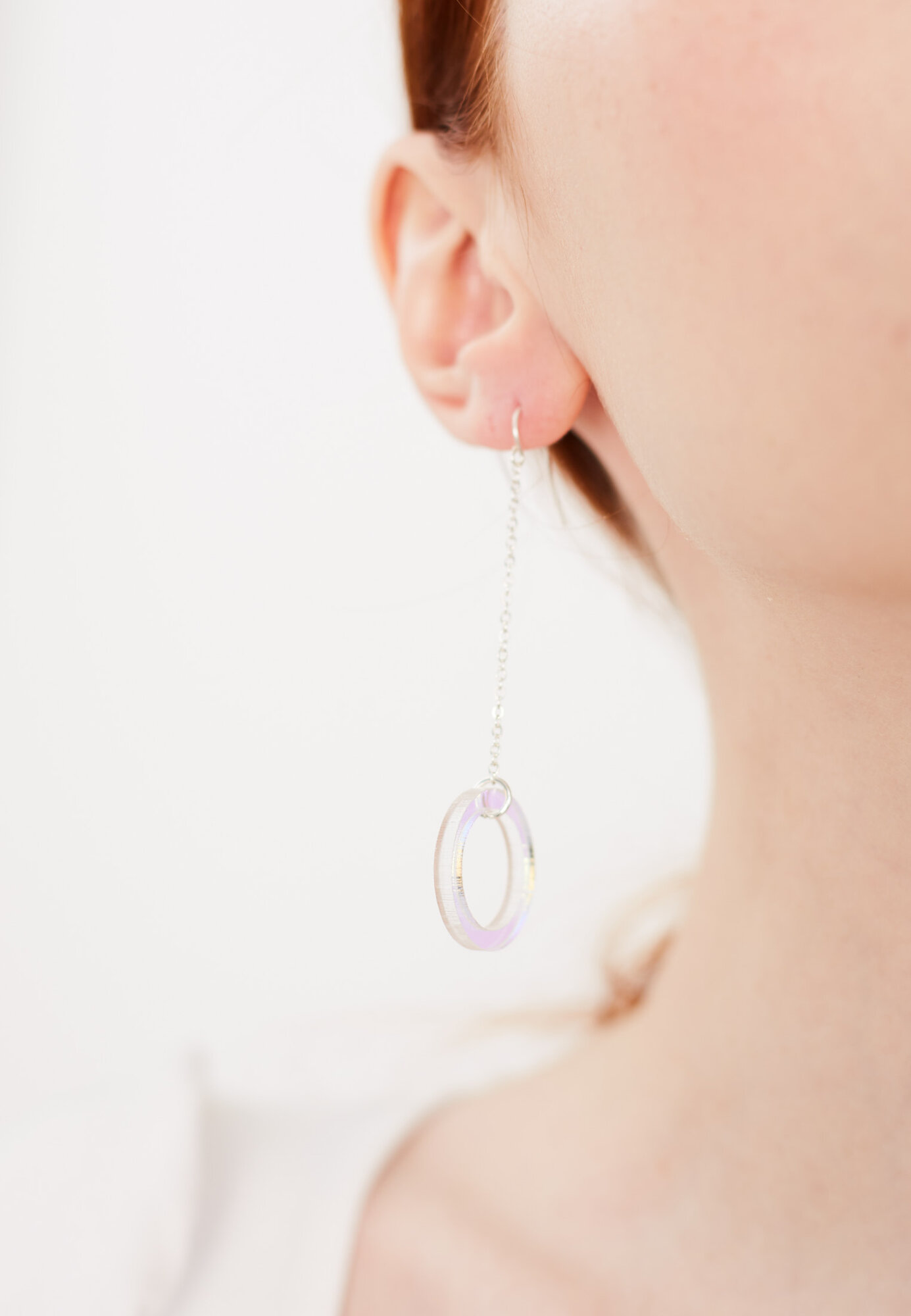 Серьги цепочки MONOLAMA, размер 50 мм, мультиколор — фото 1