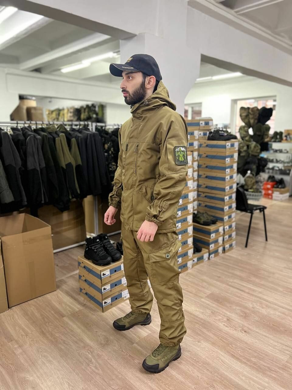 Костюм горка 6 флис осень-зима торнадо песок — фото 1