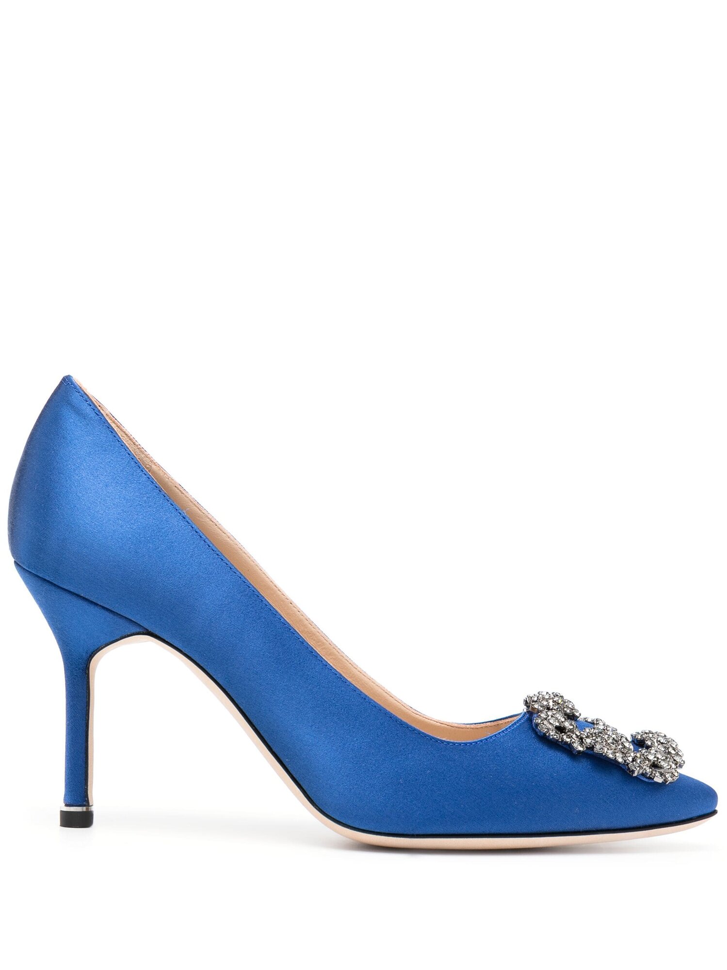 Туфли Manolo Blahnik Hangisi 90, размер 38, синий