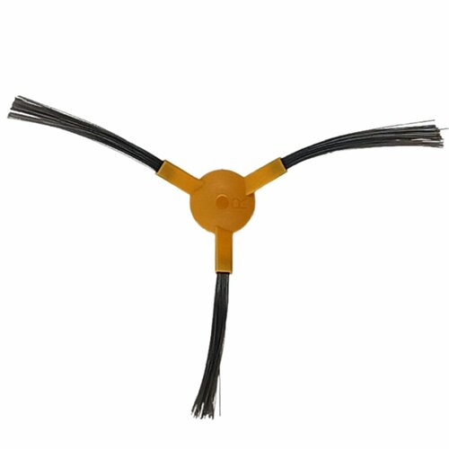 Щетка боковая для робот-пылесоса установка квадрат 6мм окружность 160мм правая желтая 379₽