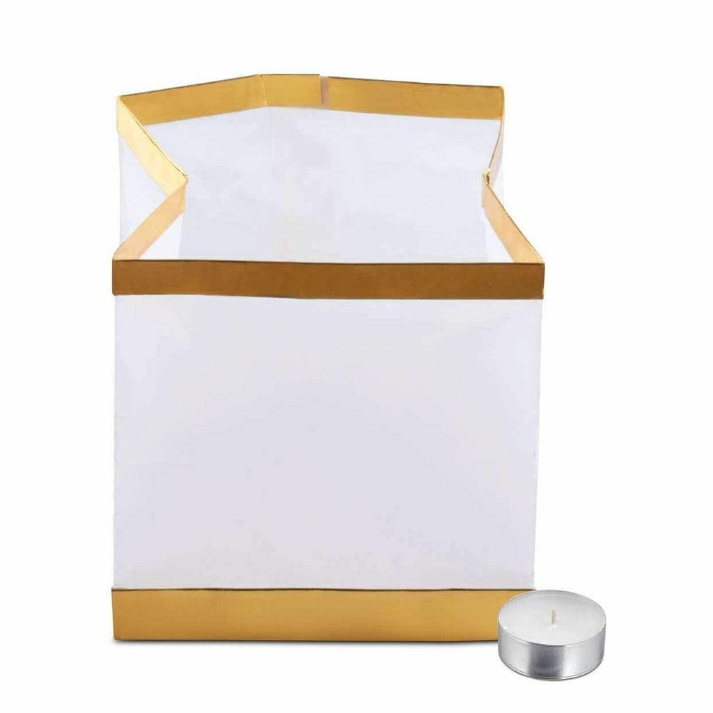 Водяные плавающие фонарики, Золото - 11cmx11cm