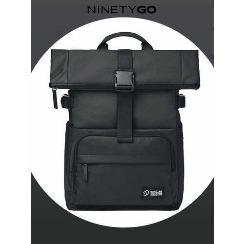 Городской рюкзак Xiaomi Ninetygo для ноутбука, влагоотталкивающий, черный