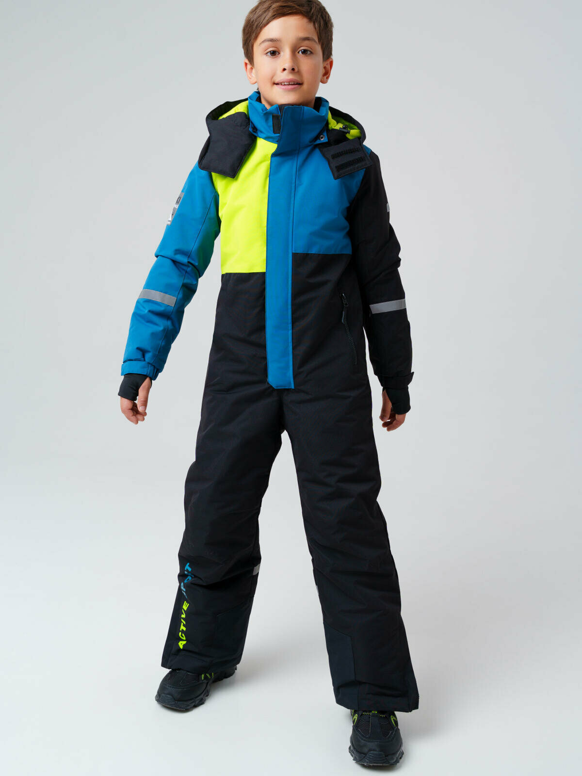 Комбинезон горнолыжный playToday размер 152  черный