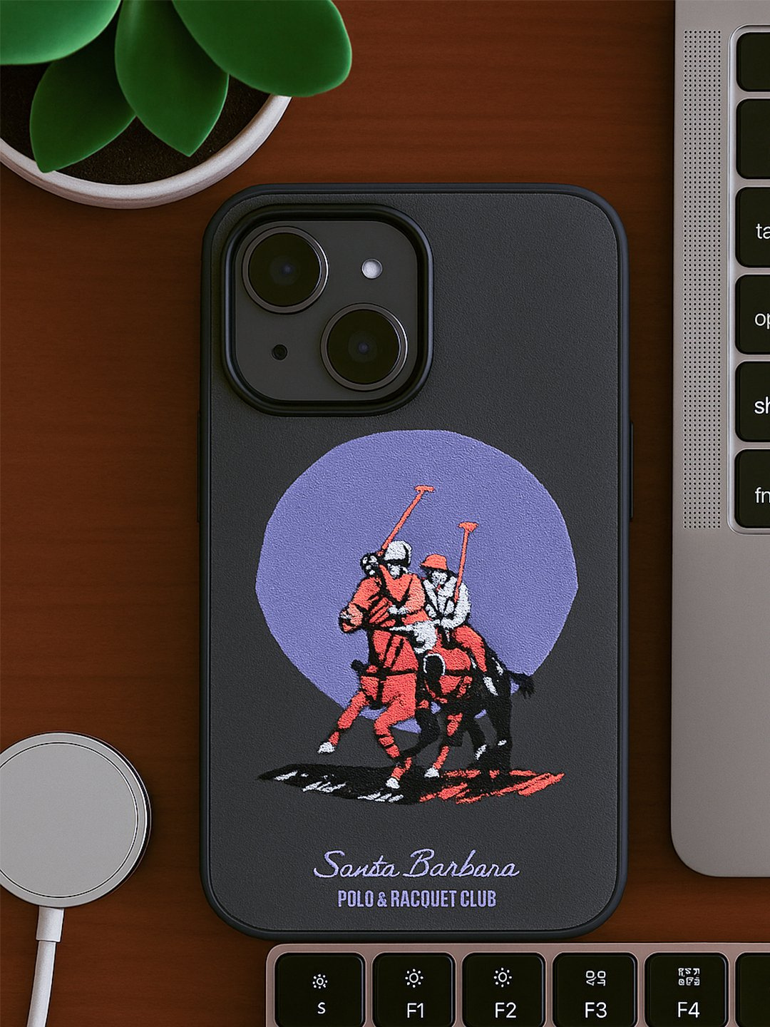Чехол для iPhone 15 Pro Max Santa Barbara Polo & Racquet, стильный дизайн