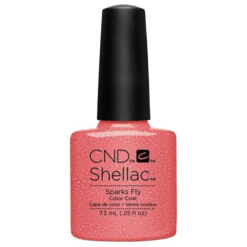 CND Гель-лак Shellac Flirtation, 7.3 мл, Sparks Fly