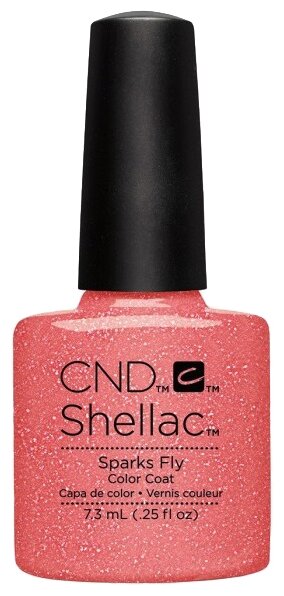 CND Гель-лак Shellac Flirtation, 7.3 мл, Sparks Fly