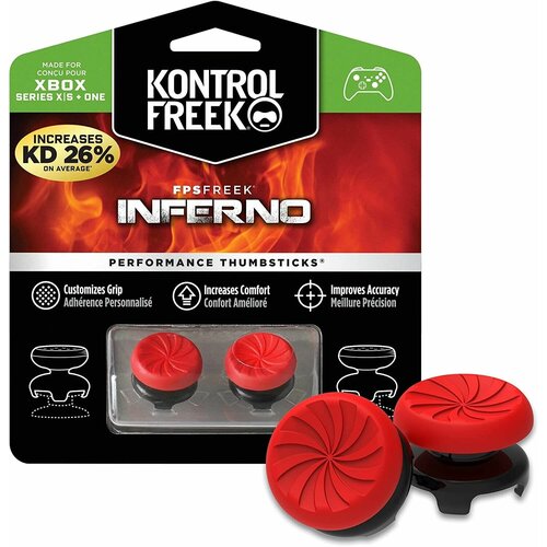 Насадки на стики FPS KontrolFreek Inferno для геймпада Xbox One / Series S X накладки 22 насадки на стики kontrolfreek fps freek inferno xbox one series