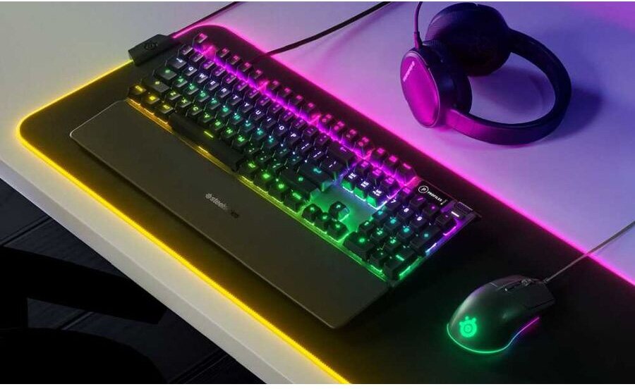 Игровая клавиатура SteelSeries Apex 3 RU Black USB