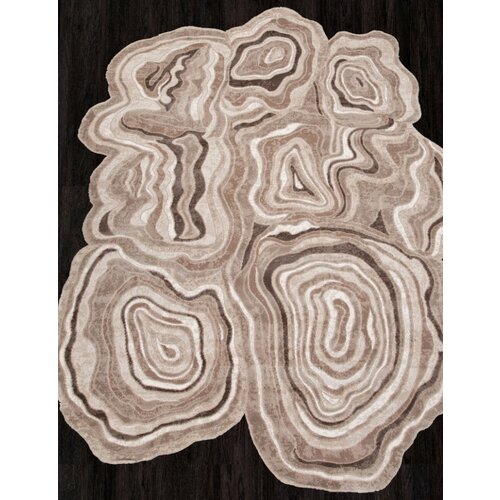 Ковер 00841A - BROWN / BROWN - Прямоугольник - коллекция SAFIR 1.56x2.30