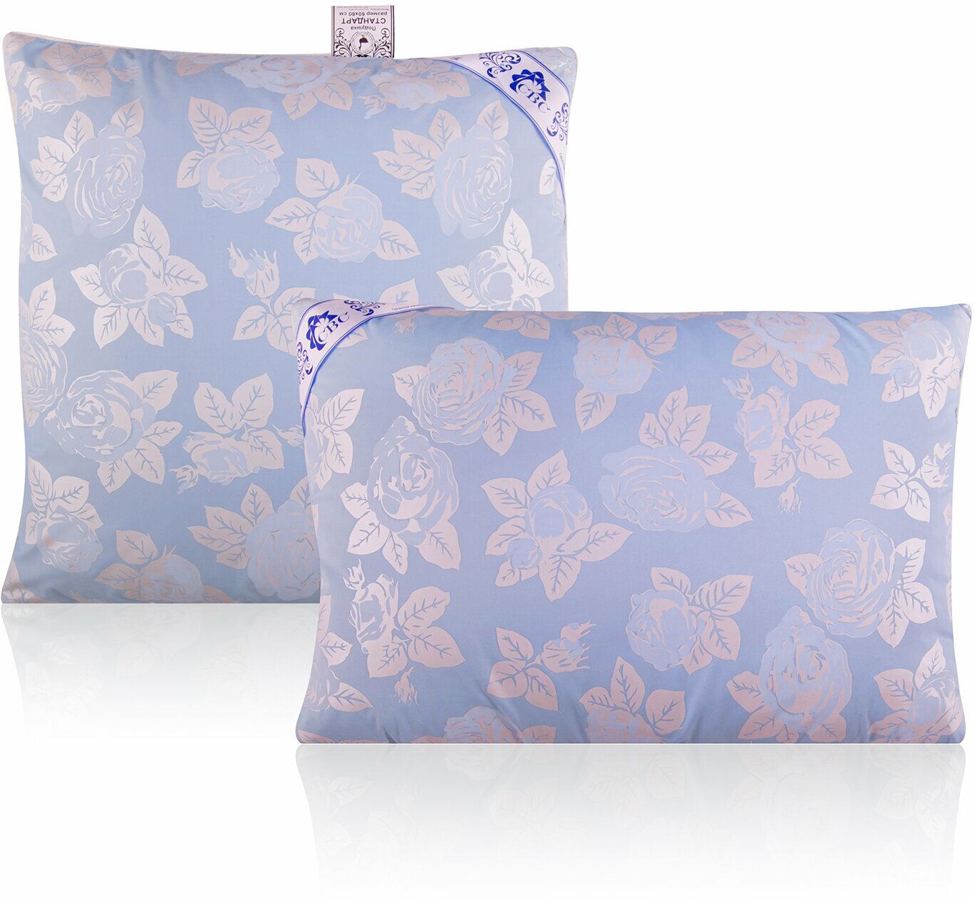 Подушка СВС "Стандарт", 68х68 см, пух 30%, перо 70%, хлопок