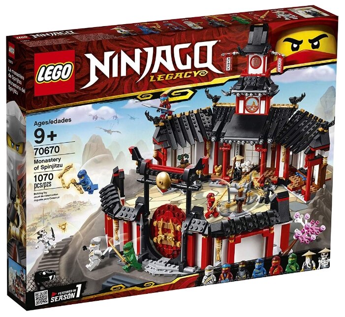 Конструктор LEGO Ninjago 70670 Монастырь Кружитцу — купить по выгодной цене на Яндекс.Маркете
