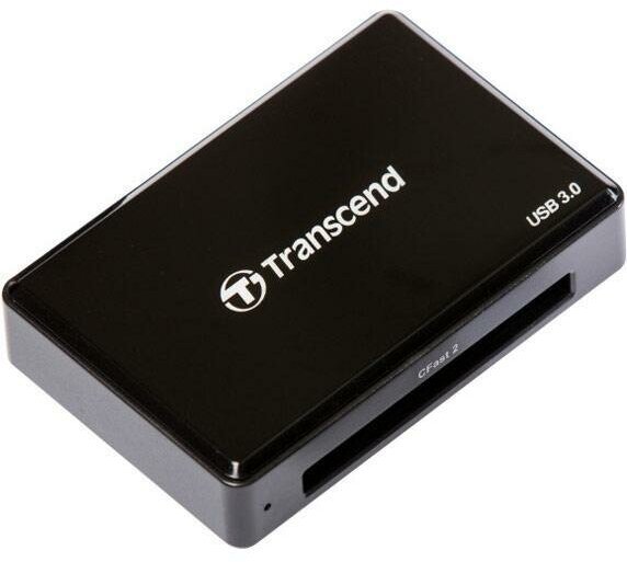 Картридер внешний Transcend TS-RDF2 USB3.0 CFast 2.0/CFast 1.1/CFast 1.0 черный