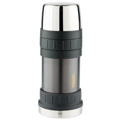 фото Термос для еды thermos 2345gm (0,47 л) черный/серебристый