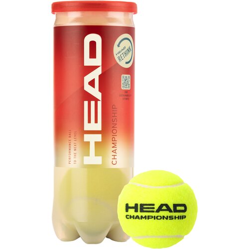 Теннисные мячи Head Championship 3B мячи теннисные 3b head tip orange унисекс 578123 ns