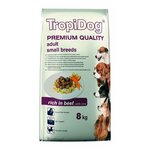 Корм для собак TropiDog говядина с рисом 8 кг (для мелких пород) - изображение