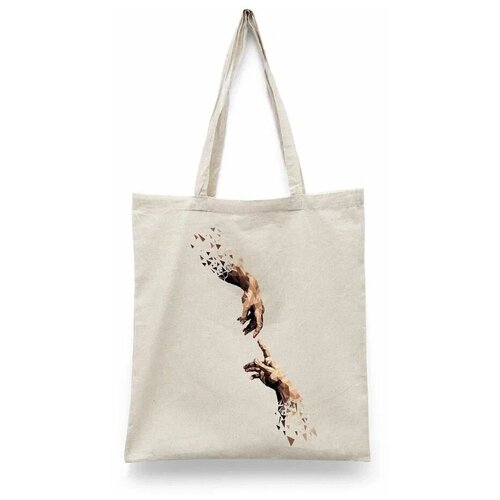 фото Сумка шоппер , бежевый сувенирshop