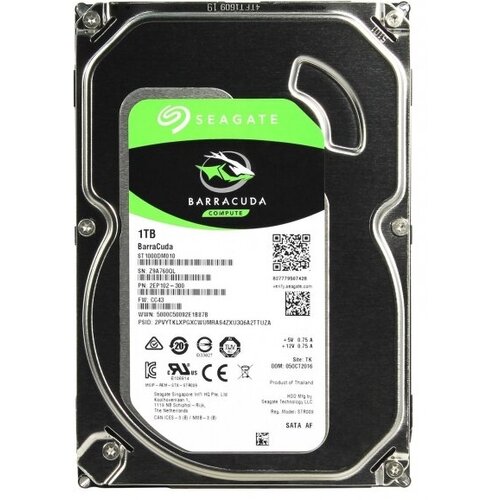 Жесткий диск Seagate 2EP102 1Tb 7200 SATAIII 35 HDD 711500₽