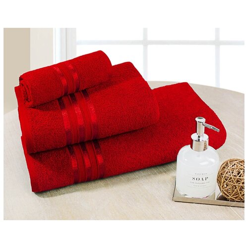 фото Доми полотенце для рук harmonika цвет: красный 33х50 см dome